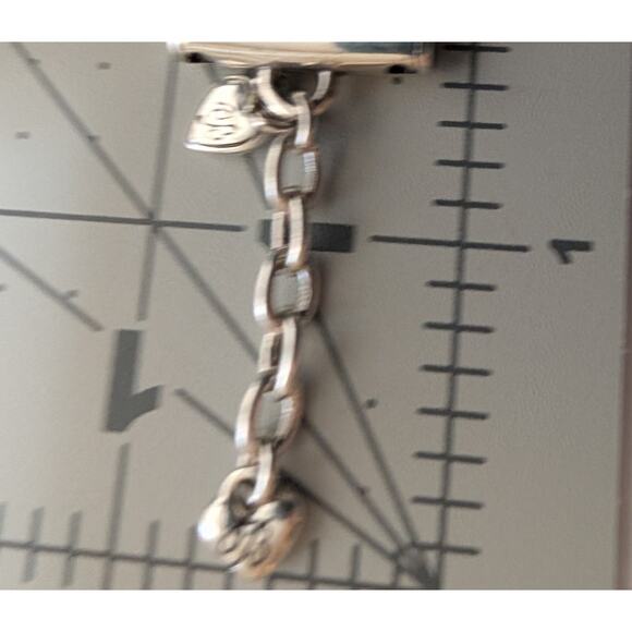 Brighton Silver Tone Black Bead Bracelet Adjustable Length Unique Design - Picture 9 of 10